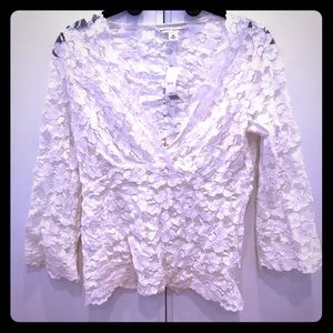 Banana republic lace top size M